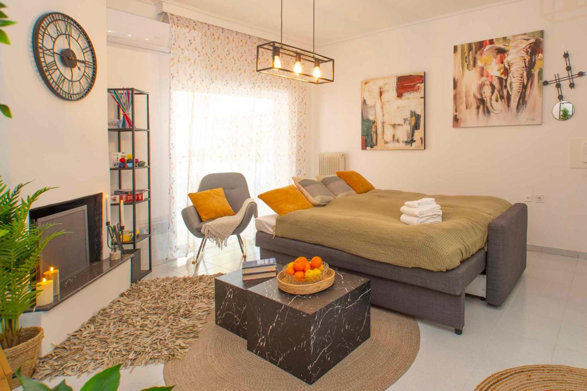 Top Floor Apartment In Chalkís Kültér fotó